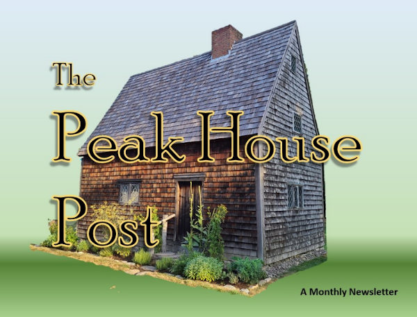 House image with words Peak House Post