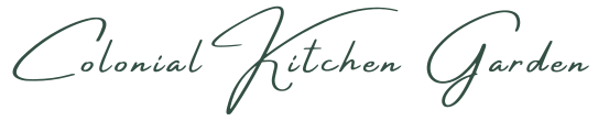 Colonial Kitchen Garden text