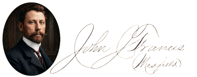 JJ Francis colorized headshot with signature