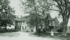 The trunk was fabricated using Hemlock boards from Medfield's 1742 Clark Tavern