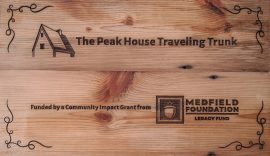 Traveling Trunk engraved inside lid